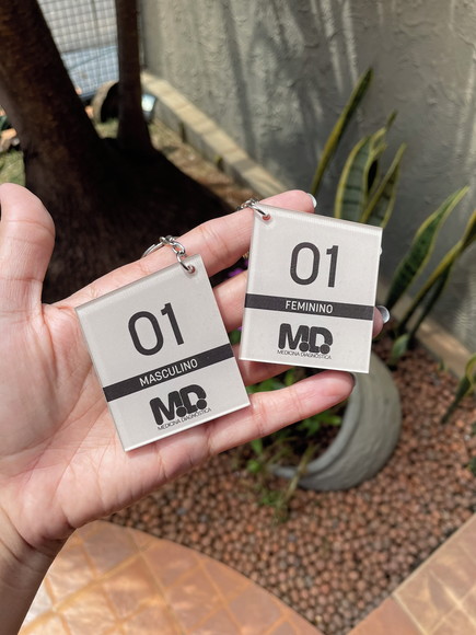 Chaveiro mdf e Acrílico Personalizado