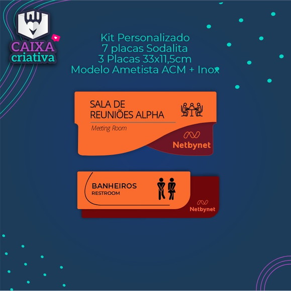 Kit 7 Placas Sodalita + 3 Placas Ametista