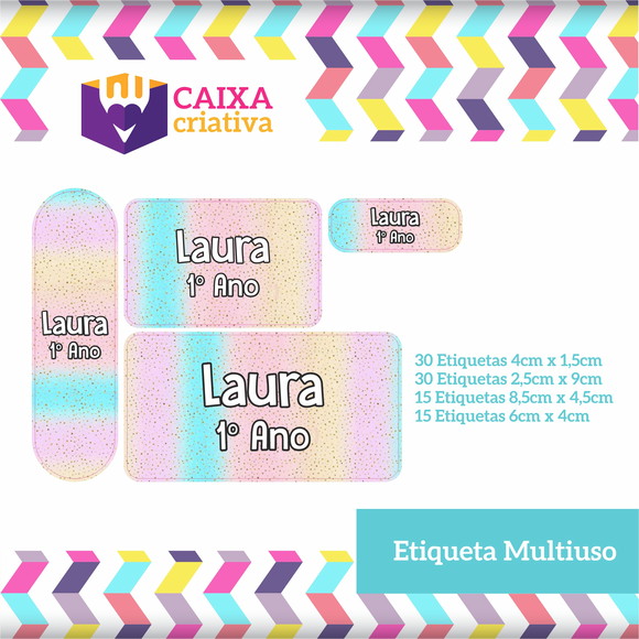 Kit de Etiquetas Rainbow