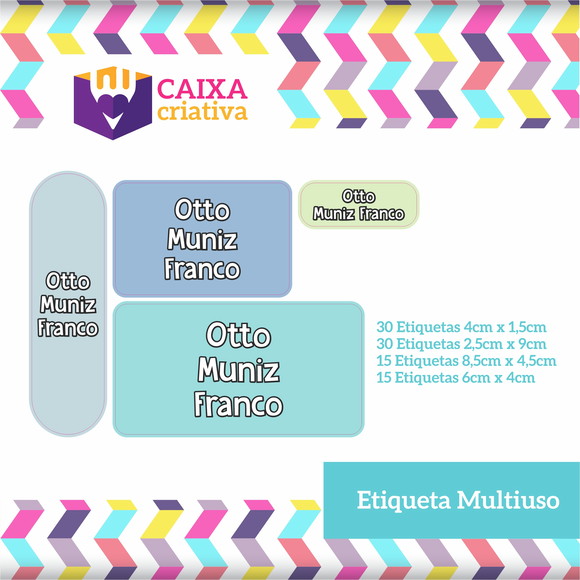 Kit de Etiquetas Volta às aulas - candy color