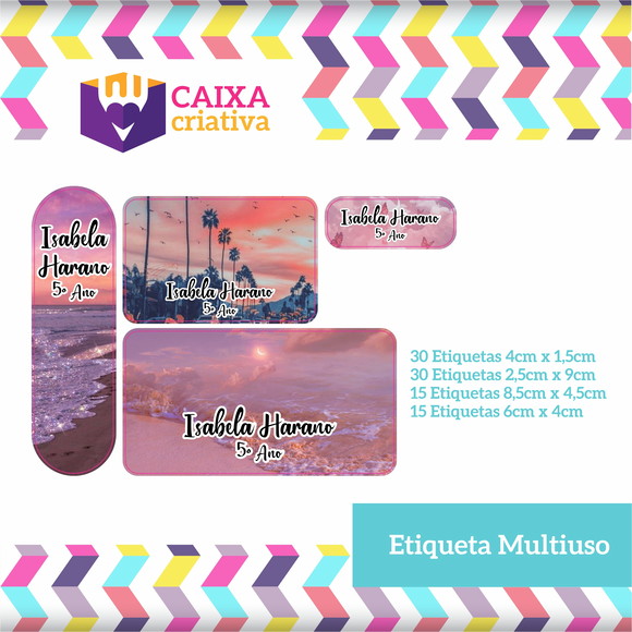Kit Etiquetas Adesivas - Aesthetic 2