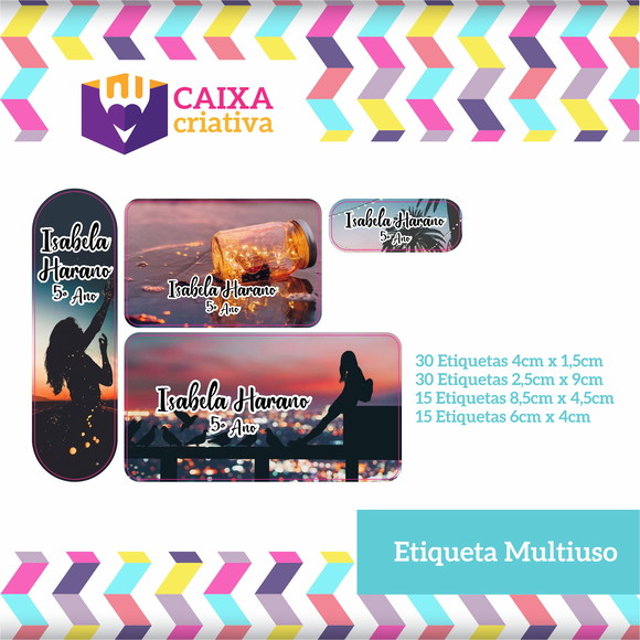 Kit Etiquetas Adesivas - Aesthetic 3