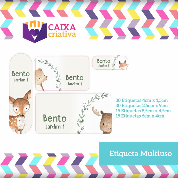 Kit Etiquetas Adesivas - Cervo