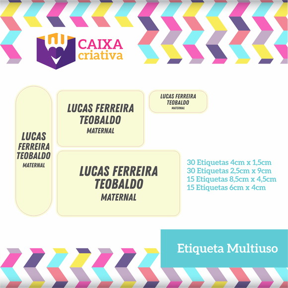 Kit Etiquetas Adesivas - Cor Neutra Amarelo