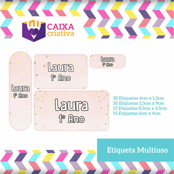 Kit Etiquetas Adesivas - Dots
