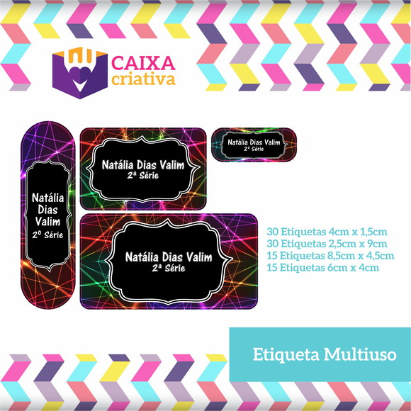 Kit Etiquetas Adesivas - Laser