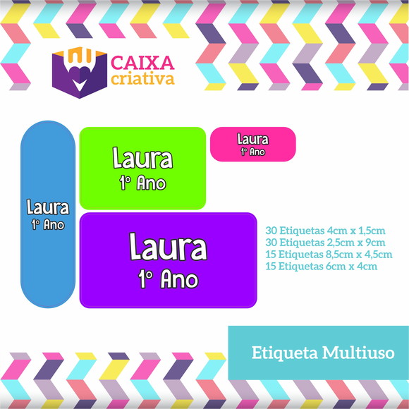 Kit Etiquetas Adesivas - Neon