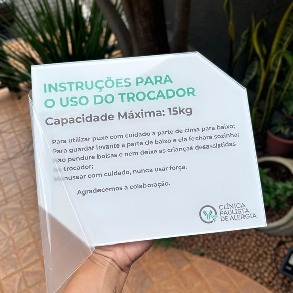 Placa Acrilica - 30x20