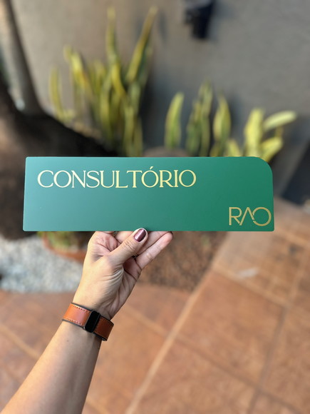 Placa de Identificação - Modelo Caulim 30x10,5