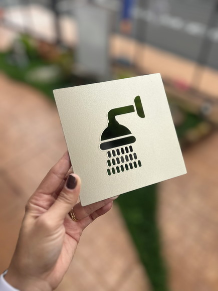 Placa de Identificação Aço Carbono