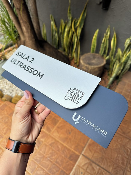 Placa de Identificação de Sala - Ametista 33x11,5 - Imagem 3