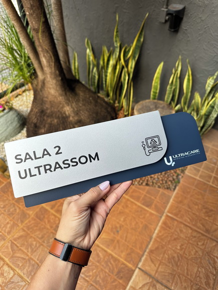 Placa de Identificação de Sala - Ametista 33x11,5 - Imagem 2