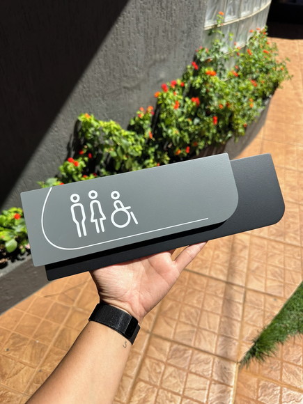 Placa de Identificação de Sala - Ametista 33x11,5 - Imagem 2