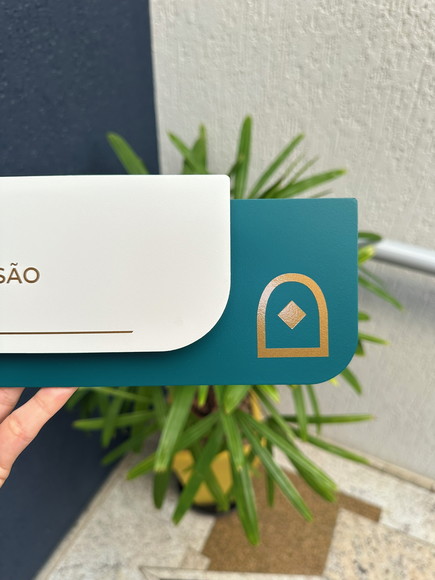 Placa de Identificação de Sala - Ametista 33x11,5 - Imagem 5