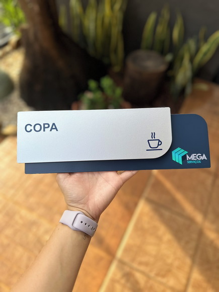 Placa de Identificação de Sala - Ametista 33x11,5 - Imagem 3