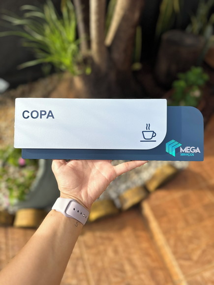Placa de Identificação de Sala - Ametista 33x11,5 - Imagem 5