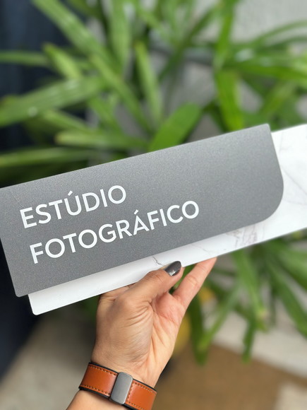 Placa de Identificação de Sala - Modelo Ametista Acrílico - Imagem 5
