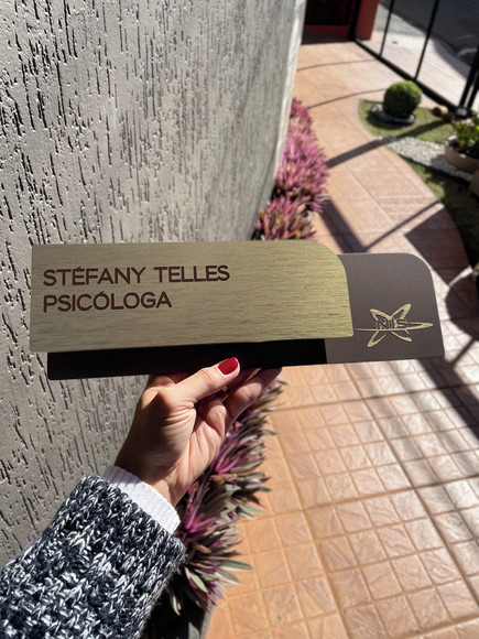 Placa de Identificação de Sala - Modelo Ametista Acrílico - Imagem 5