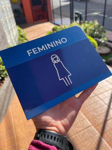 Placa de Identificação de Sala - Modelo Caulim 20x15