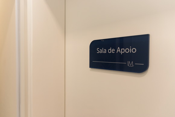 Placa de Identificação de Sala - Modelo Caulim Acrílico - Imagem 2