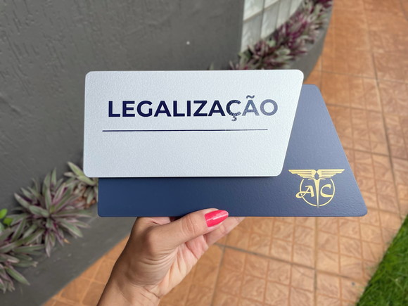 Placa de Identificação de Sala - Modelo Cianita - Imagem 5