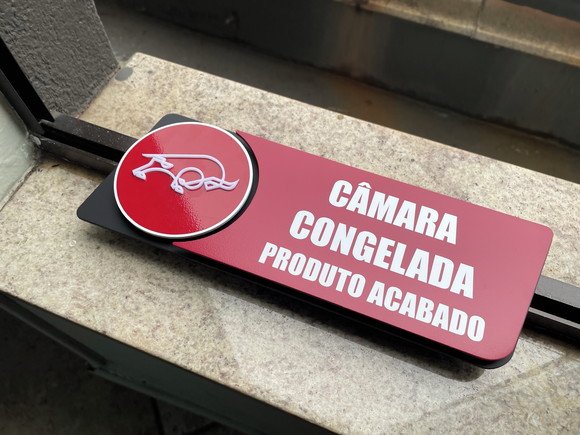 Placa de Identificação de Sala - Modelo Jaspe - Imagem 2