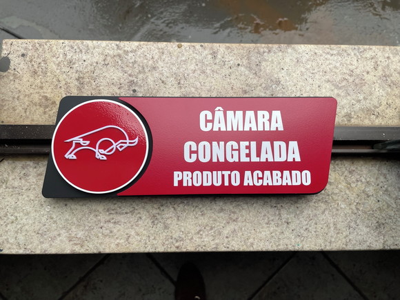 Placa de Identificação de Sala - Modelo Jaspe - Imagem 3
