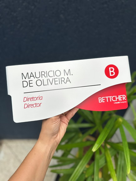 Placa de Identificação de Sala - Modelo Sodalita - Imagem 2