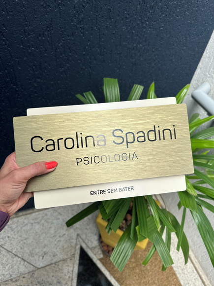 Placa de Identificação de Sala - Modelo Topázio Acrílico - Imagem 2