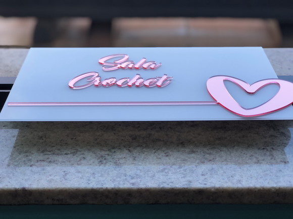Placa de Identificação de Sala -modelo Granada Personalizado - Imagem 3
