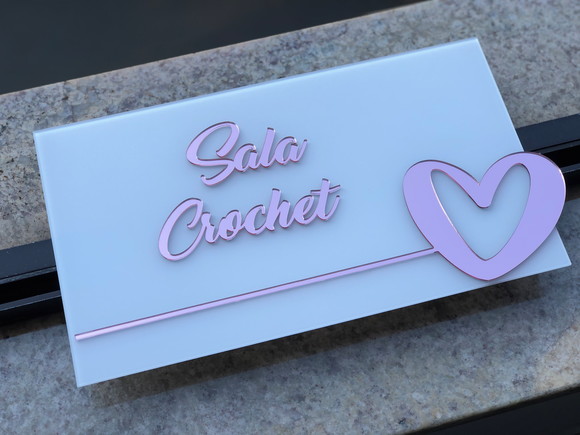 Placa de Identificação de Sala -modelo Granada Personalizado - Imagem 5