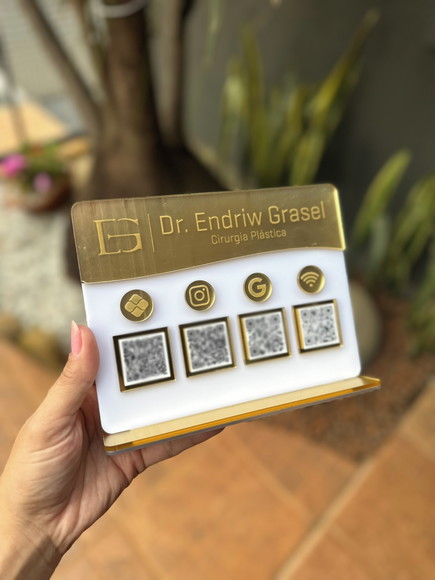 Placa de Pix - Personalizada - Dr. Endriw Grasel