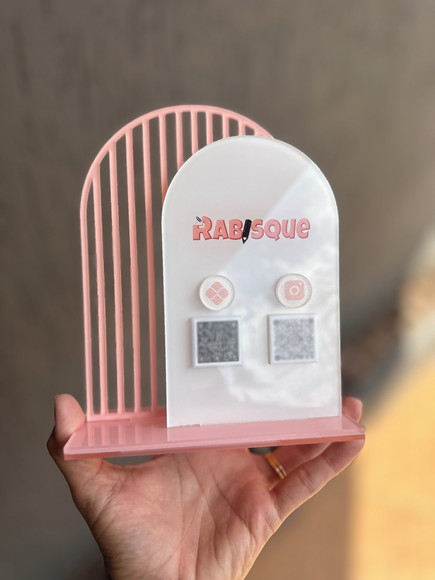 Placa de Pix - Personalizada - Rabisque