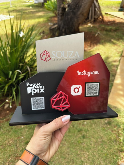 Placa de Pix - Personalizada 11 - Souza Assessoria Contabil