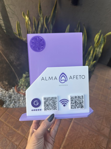 Placa de Pix - Personalizada 13 - Alma Afeto