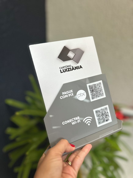 Placa de Pix - Personalizada 13 - Cartório Luiziâna - Imagem 4