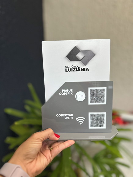 Placa de Pix - Personalizada 13 - Cartório Luiziâna - Imagem 3