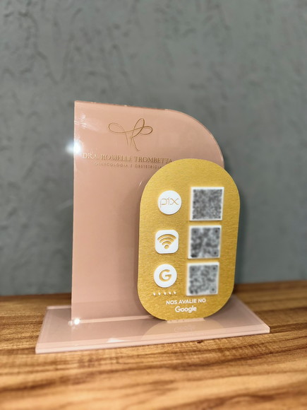 Placa de Pix - Personalizada 2 - Dra. Rosielle