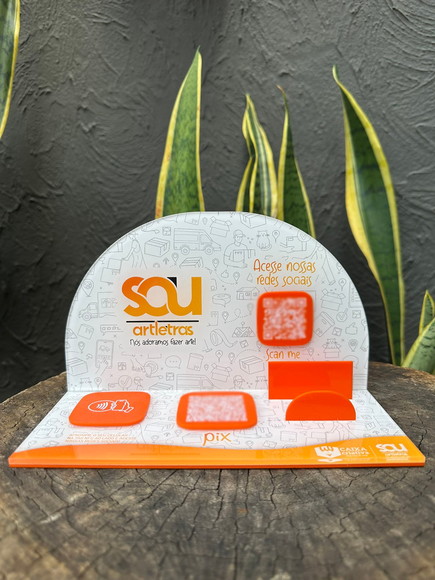 Placa de Pix - Personalizada 2 - Sou Art & Letras