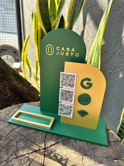 Placa de Pix - Personalizada 4 - Casa Justo - Imagem 3