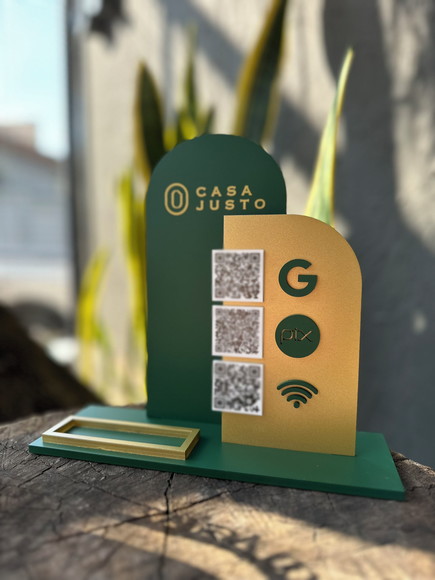 Placa de Pix - Personalizada 4 - Casa Justo