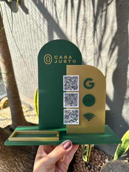 Placa de Pix - Personalizada 4 - Casa Justo - Imagem 4