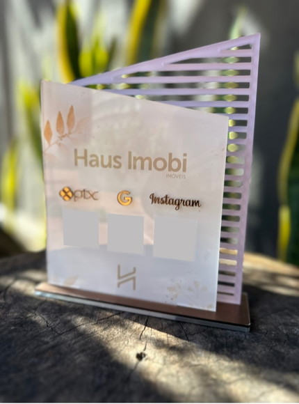 Placa de Pix - Personalizada 7 - Haus Imob