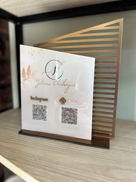 Placa de Pix - Personalizada 7 - Juliana Chabregas - Imagem 2