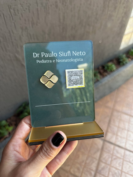 Placa de Pix - Personalizada 8 - Dr Paulo Pediatra