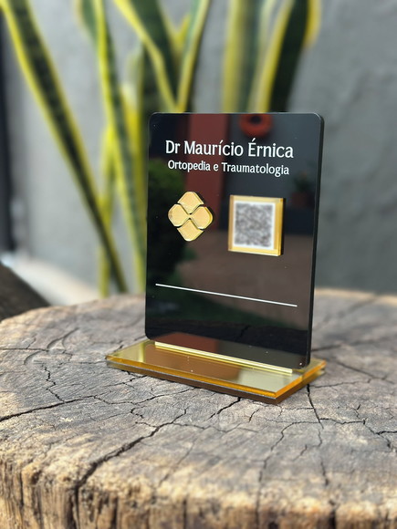 Placa de Pix - Personalizada 8 - Dr. Maurício Ortopedia
