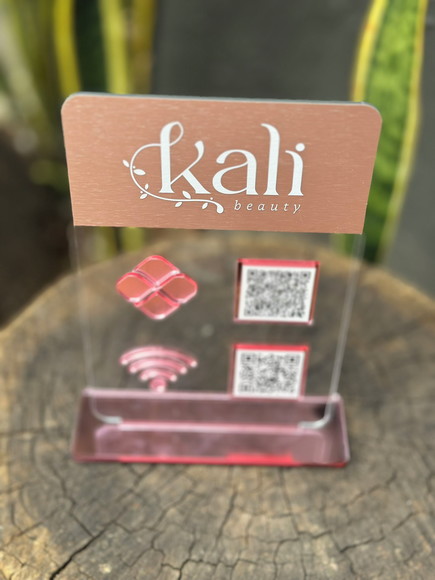 Placa de Pix - Personalizada 8 - Kali