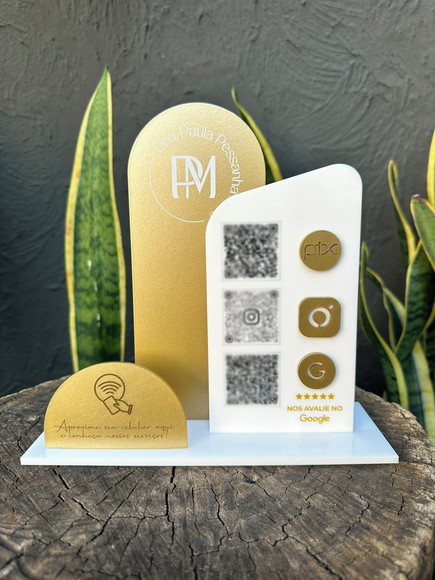 Placa de Pix - Personalizada 9 - Dra. Paula Pessanha