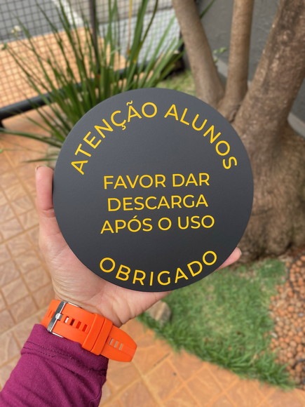 Placa Identificação de Sala - Modelo Caulim - Imagem 4
