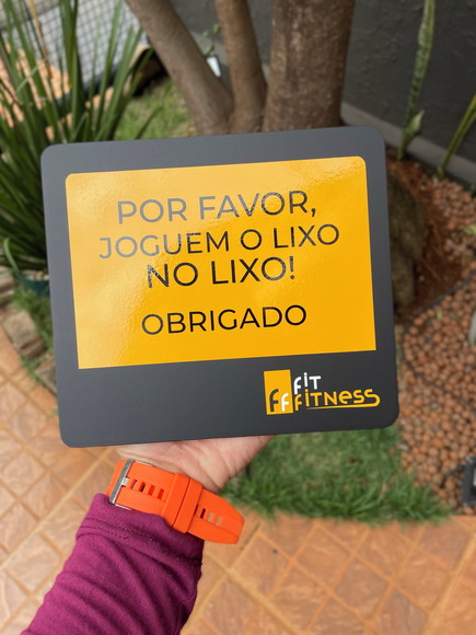 Placa Identificação de Sala - Modelo Caulim - Imagem 2